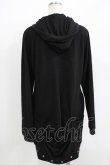 画像3: SEX POT ReVeNGe / ロングフードカーディガン  黒 H-26-04-12-055-SP-TO-KB-ZH (3)