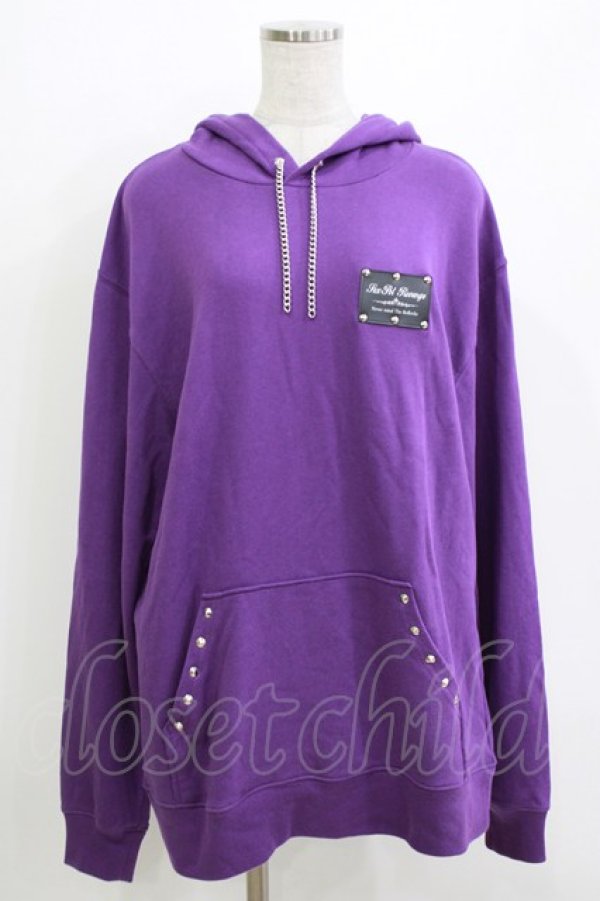 画像1: SEX POT ReVeNGe / チェーンフードプルパーカー  紫 H-26-04-12-056-SP-TO-KB-ZH (1)