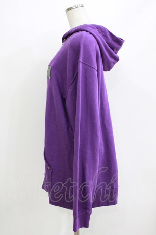 画像2: SEX POT ReVeNGe / チェーンフードプルパーカー  紫 H-26-04-12-056-SP-TO-KB-ZH (2)