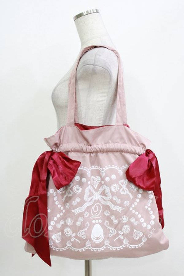 画像1: Q-pot. / 2Wayリボントート  Little Lady/ピンク H-26-04-12-068-QP-BG-KB-ZH (1)