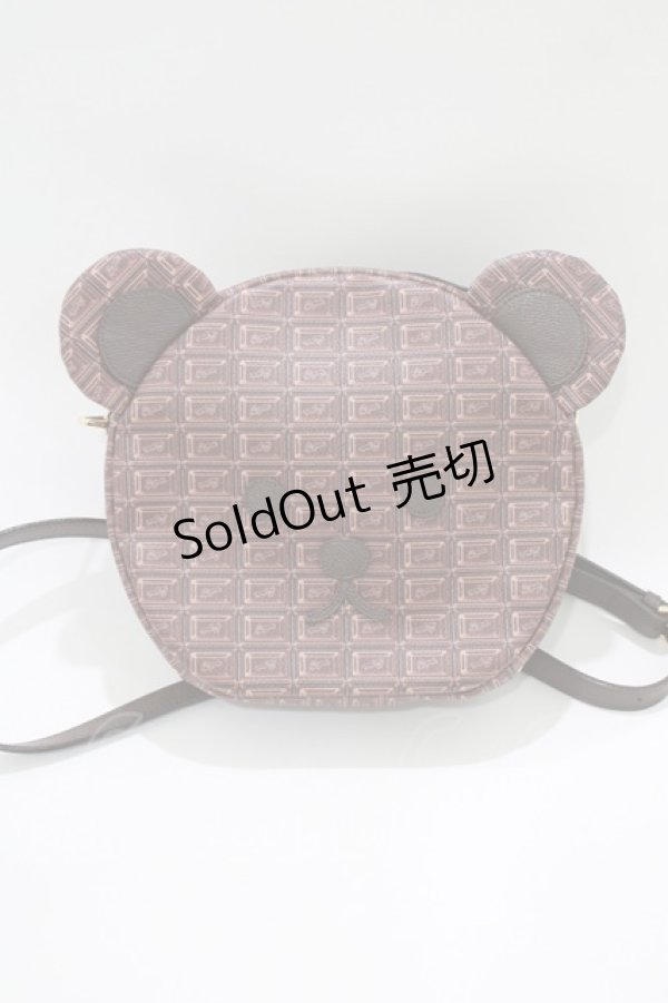 画像2: Q-pot. / ビターチョコレート・ベアークロスボディーバッグ  ビターチョコレート H-26-04-12-069-QP-BG-KB-ZH (2)