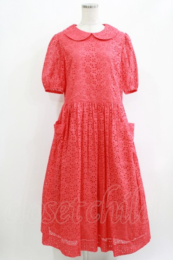 画像1: Jane Marple / アイレットレースdayドレス M mandarin H-26-04-12-009-JM-OP-KB-ZH (1)