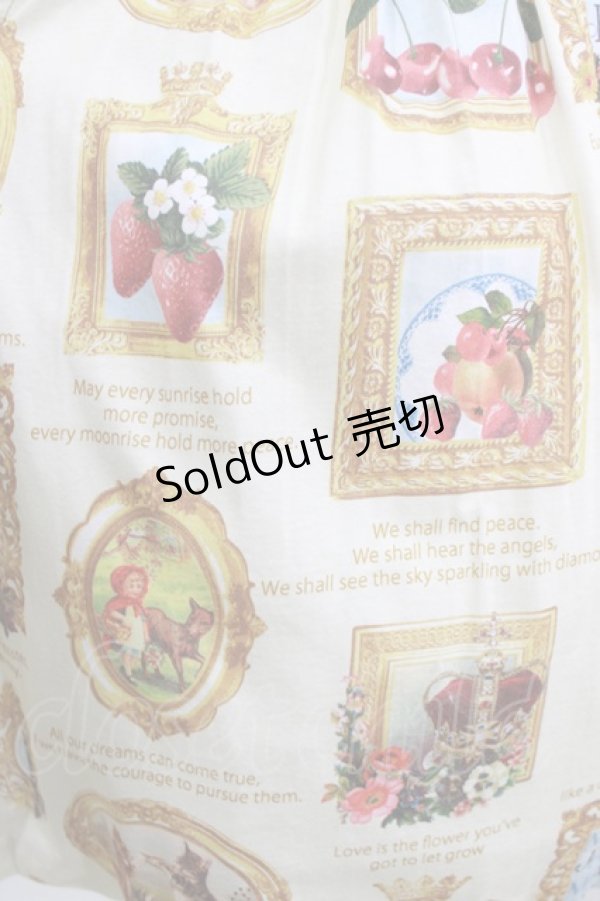 画像4: Jane Marple / Anniversaryフレームパフスリーブワンピース  アイボリー H-26-04-12-001-JM-OP-KB-ZH (4)