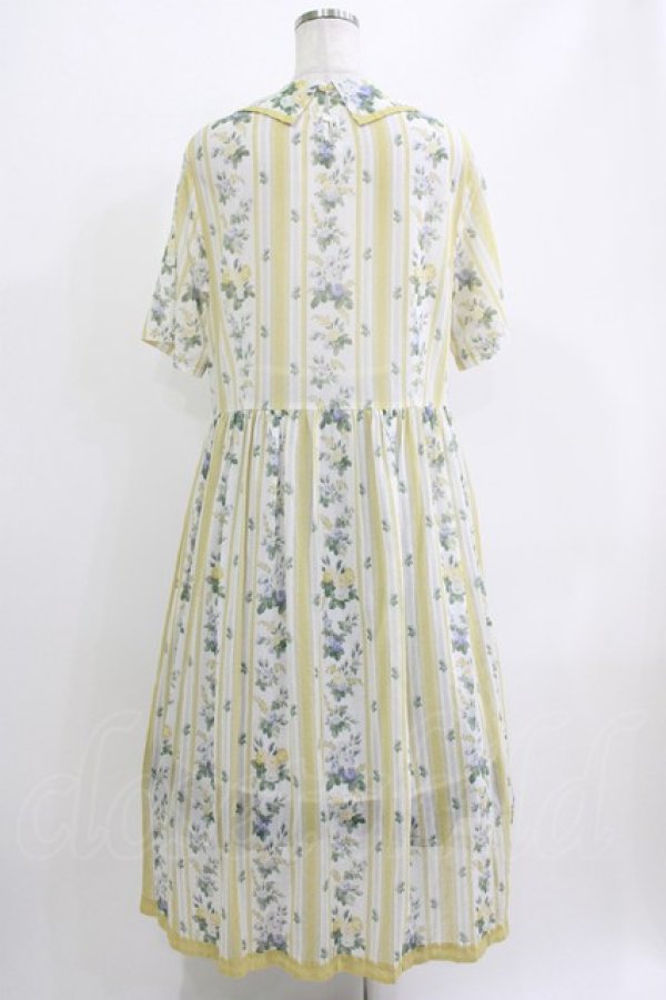 画像3: Jane Marple Dans Le Salon / Pale rosesリンクルドレス M イエロー H-26-04-12-010-JM-OP-KB-ZH (3)