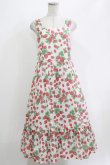 画像1: Jane Marple / Strawberry gardenのストラップドレス  白 H-26-04-12-011-JM-OP-KB-ZH (1)