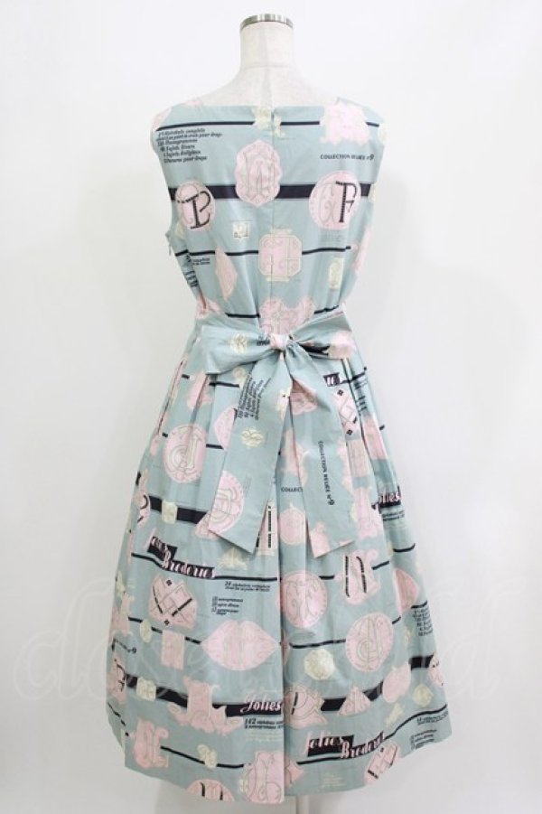 画像3: Jane Marple / Jolies broderies square dress  blue gray H-26-04-12-014-JM-OP-KB-ZH (3)