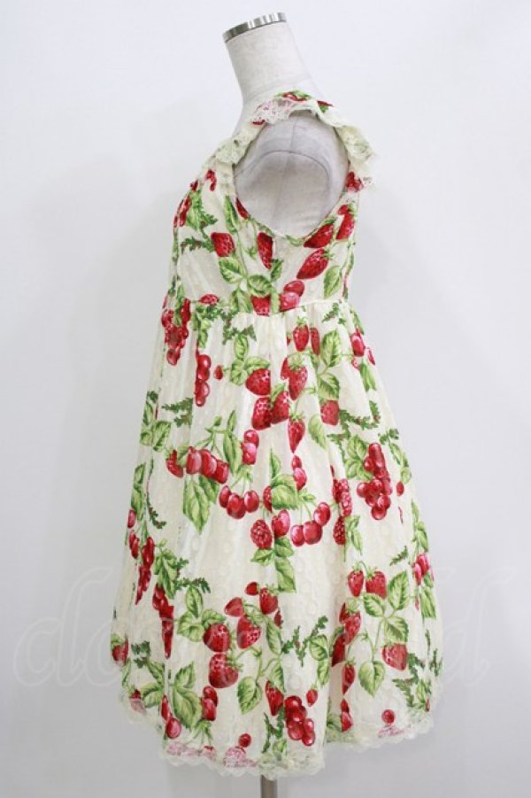 画像2: MILK / CHERRY gardenベビードール  アイボリーベース H-26-04-12-020-ML-OP-KB-ZH (2)