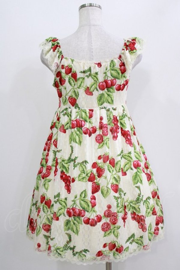 画像3: MILK / CHERRY gardenベビードール  アイボリーベース H-26-04-12-020-ML-OP-KB-ZH (3)