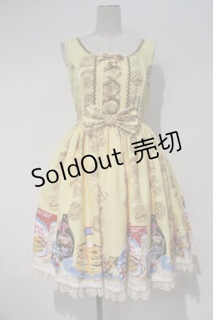 画像: Angelic Pretty / Honey Cakeラウンドジャンパースカート I-23-09-27-003-AP-OP-HD-ZI