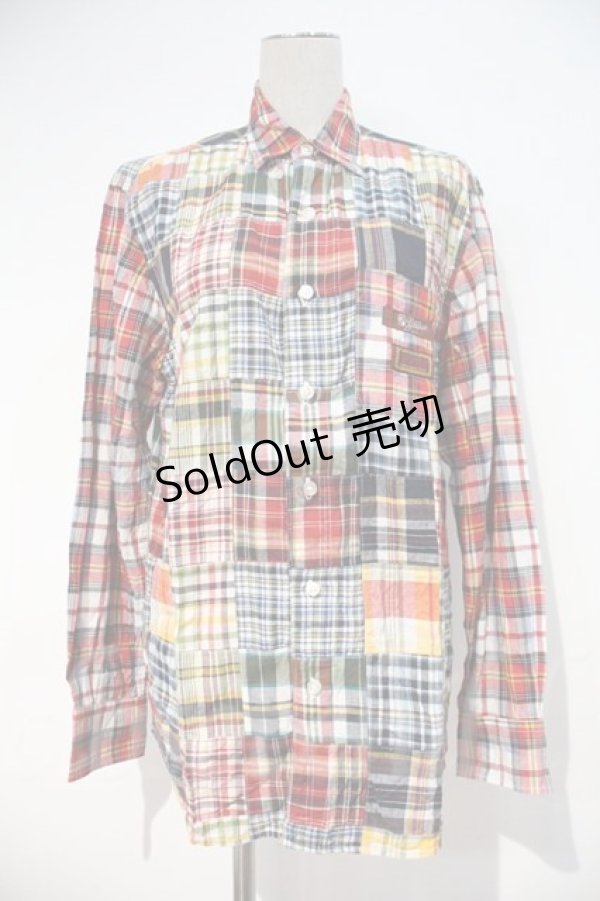 画像1: 【SALE】Karl Helmut / カラフルチェックシャツ I-23-09-29-030-EL-BL-HD-ZT409 (1)