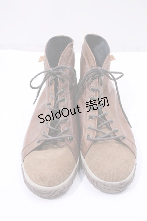 画像1: Karl Helmut / SPINLE MOVEＸKarl Helmut編み上げシューズ I-23-10-01-018-EL-SH-HD-ZT-K001 (1)