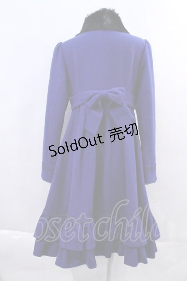 画像2: Moi-meme-Moitie / バラコサージュ付フリルコート I-23-10-06-033-MO-CO-HD-ZI (2)