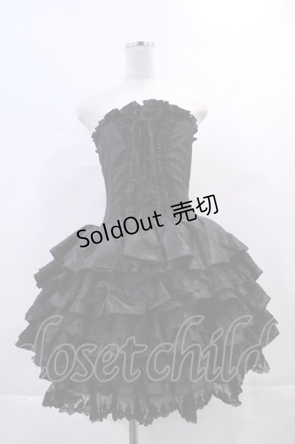 画像1: ATELIER PIERROT / 4段ミニコルセットドレス I-23-10-14-034-EL-OP-HD-ZI (1)