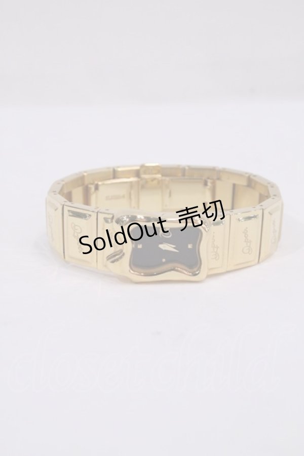 画像1: Q-pot. / G Melty Chocolateウォッチ  ゴールドＸブラウン I-23-12-11-161-QP-ZA-HD-ZI (1)