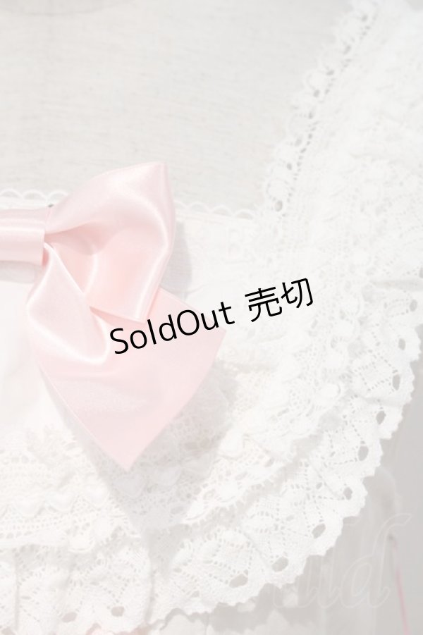 画像5: BABY,THE STARS SHINE BRIGHT / Sweet Heartくみゃちゃんジャンパースカート  白 I-23-12-13-028-BA-OP-HD-ZI (5)