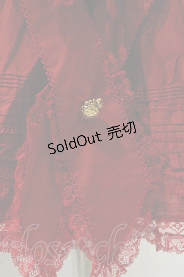 画像5: PINK HOUSE / レース使いローンワンピース  赤 I-23-12-27-025-LO-OP-HD-ZI (5)