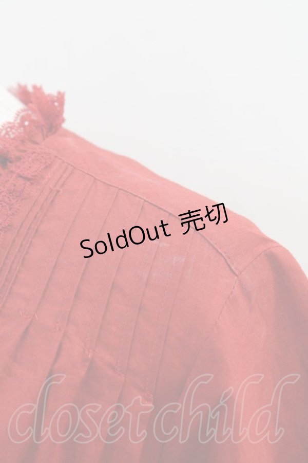 画像6: PINK HOUSE / レース使いローンワンピース  赤 I-23-12-27-025-LO-OP-HD-ZI (6)