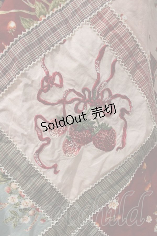 画像4: PINK HOUSE / Salon de Fraiseパッチワークスカート  アイボリー I-23-12-27-039-LO-SK-HD-ZI (4)