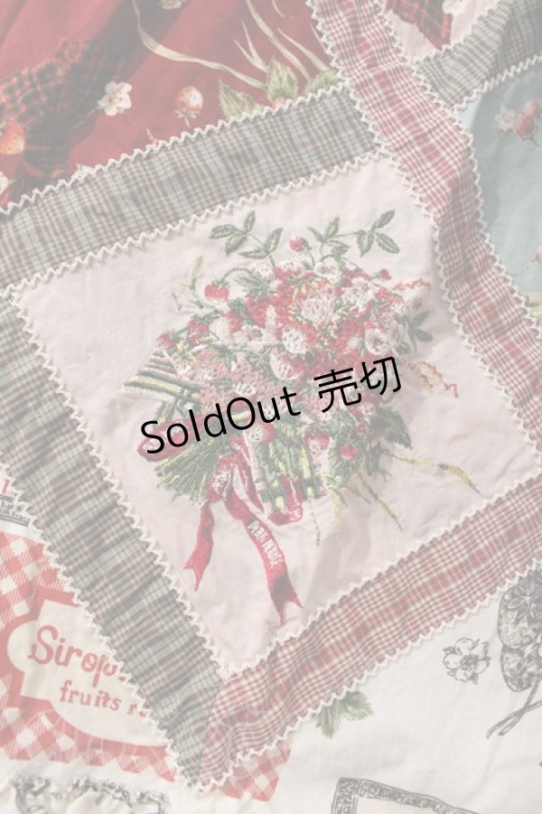 画像6: PINK HOUSE / Salon de Fraiseパッチワークスカート  アイボリー I-23-12-27-039-LO-SK-HD-ZI (6)