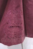 画像3: metamorphose / coat 刺繍入りコートワンピース(別珍)  ピンク I-23-12-31-033-ME-CO-HD-ZT-C054 (3)