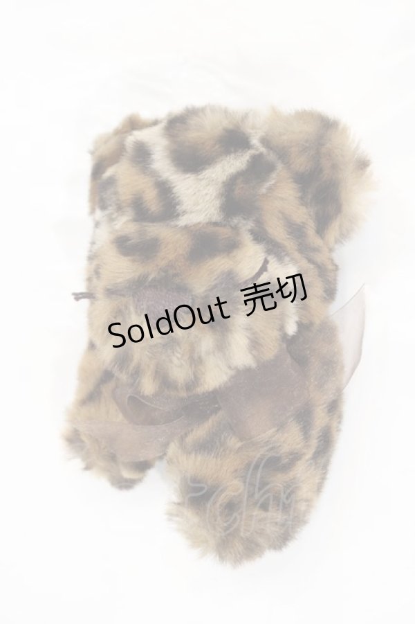 画像1: WONDERFUL WORLD / ヒョウブローチ  ブラウン I-24-01-04-116-LO-ZA-HD-ZI (1)