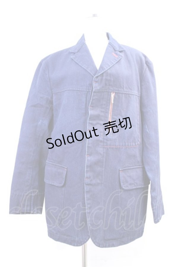 画像1: Karl Helmut / デニム風ブルゾン  紺 I-24-01-08-088-EL-JA-HD-ZI (1)