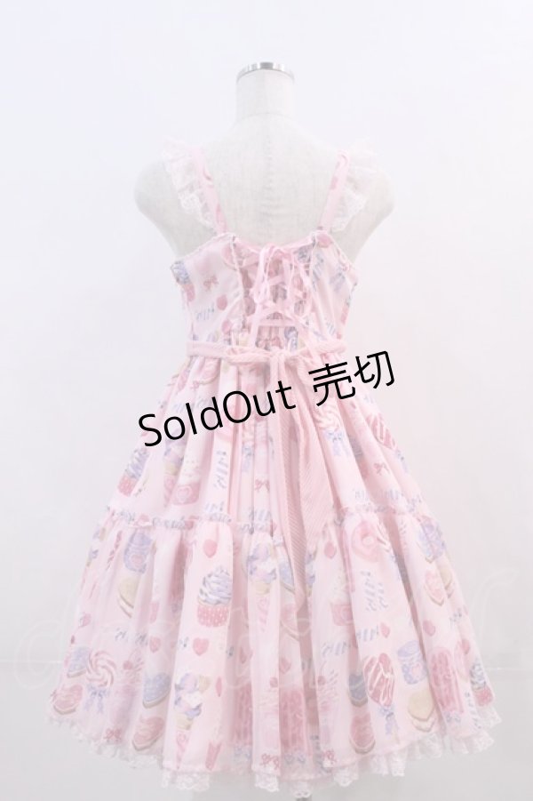 画像2: Angelic Pretty /  Sugar Candy Shopジャンパースカート  ピンク I-24-01-12-005-AP-OP-HD-ZI (2)