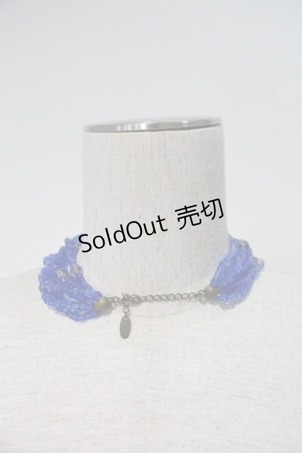 画像2: PINK HOUSE / ビーズネックレス  青Ｘアンティークゴールド I-24-01-20-088-LO-AC-HD-ZI (2)