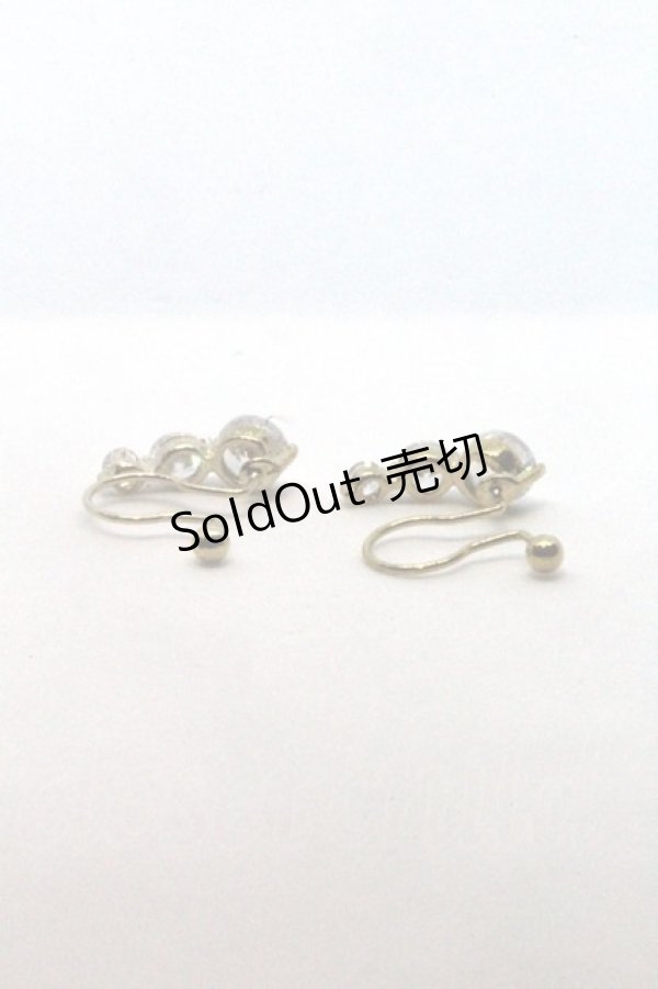 画像2: MARBLE / ストーンイヤリング  ゴールド I-24-01-26-068-GO-AC-HD-ZI (2)