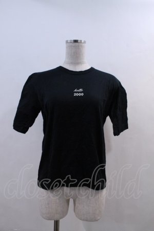 画像: KANEKO ISAO / hello2000半袖Tシャツ  ブラック I-24-02-07-072-EL-TS-HD-ZI