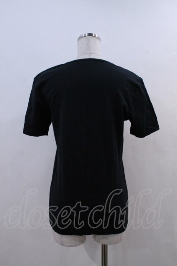 画像2: INGEBORG / フラワー&ロゴセンタープリント半袖Tシャツ  ブラック I-24-02-07-076-LO-TS-HD-ZI (2)