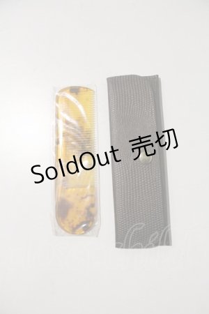 画像: KANEKO ISAO / ケース付き櫛  ブラウン I-24-02-07-142-EL-ZA-HD-ZI