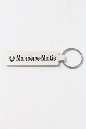 画像: Moi-meme-Moitie / ミラー付きメタルキーホルダー  シルバーＸ黒 I-24-02-09-102-MO-ZA-HD-ZI