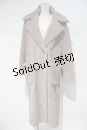 画像: INGEBORG / ムートン風ウールロングコート  ブラウン I-24-02-28-024-LO-CO-HD-ZT-C018