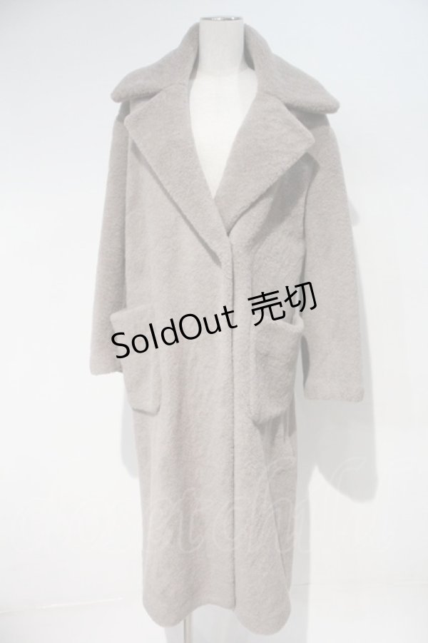 画像1: INGEBORG / ムートン風ウールロングコート  ブラウン I-24-02-28-024-LO-CO-HD-ZT-C018 (1)