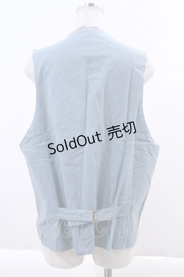 画像2: Karl Helmut / パッチワークベスト  ブルー I-24-03-01-018-EL-TO-HD-ZT418 (2)