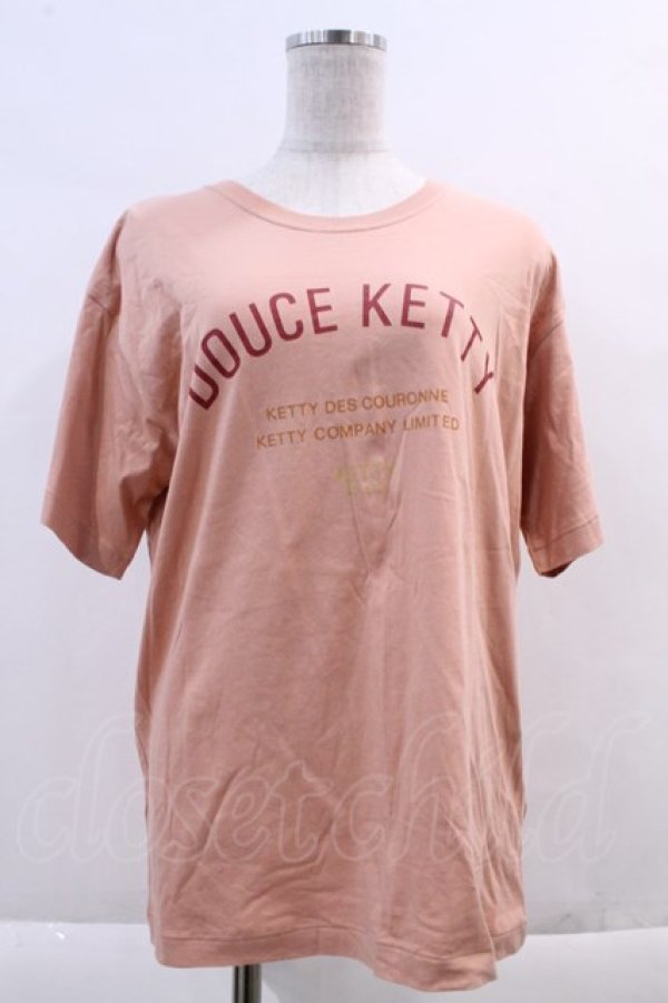 画像1: KETTY / ロゴTシャツ  ピンク I-24-03-03-024-EL-TO-HD-ZI (1)