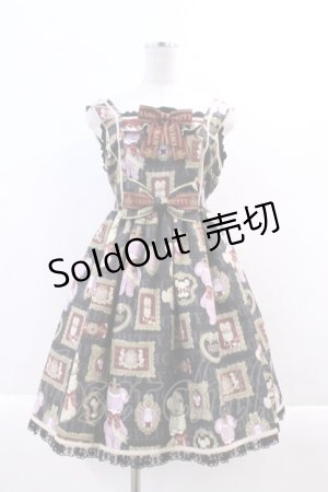 画像: Angelic Pretty / Dolls Collectionジャンパースカート  クロ I-24-03-15-004-AP-OP-HD-ZI