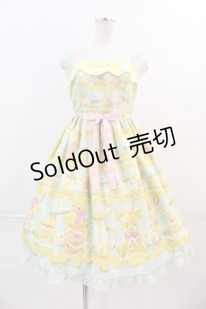 画像: Angelic Pretty / Honey Bear's Cafeジャンパースカート  ミント I-24-03-29-006-AP-OP-HD-ZI