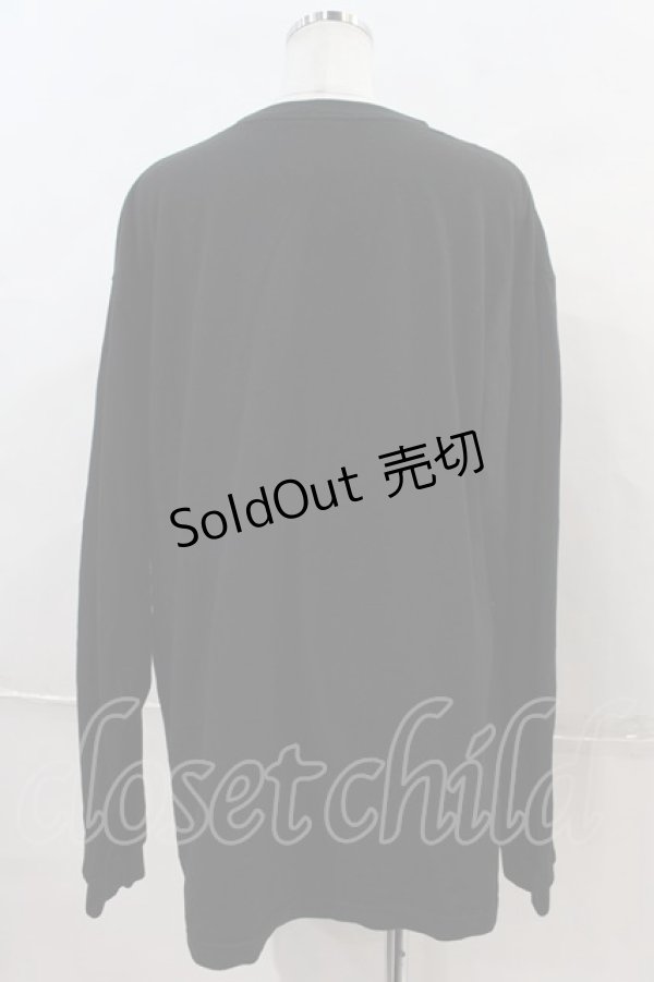 画像2: NieR Clothing / エンブレムロゴカットソー XL 黒Ｘ白 I-24-04-03-043-PU-TO-HD-ZI (2)