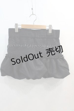 画像: alice auaa //裾チュールバルーンスカート 4 黒 I-24-04-08-085-AA-SK-HD-ZI