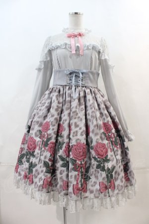 画像: Angelic Pretty / Rebecca Leopardワンピース  グレー I-24-04-15-031-AP-OP-HD-OS
