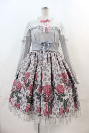 画像: Angelic Pretty / Rebecca Leopardワンピース  グレー I-24-04-15-031-AP-OP-HD-ZI