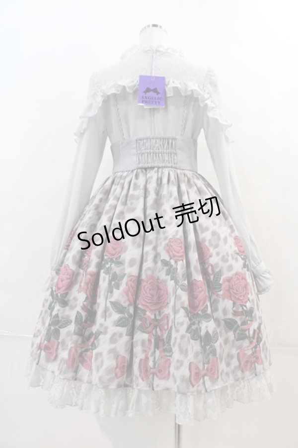 画像2: Angelic Pretty / Rebecca Leopardワンピース  グレー I-24-04-15-031-AP-OP-HD-OS (2)