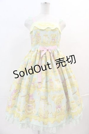 画像: Angelic Pretty / Honey Bear's Cafeジャンパースカート  ミント I-24-04-17-032-AP-OP-HD-ZI
