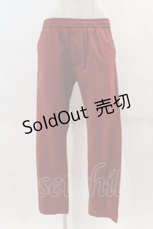 画像: Karl Helmut / 後ろロゴワッペンパンツ 3(M) ボルドー I-24-04-19-111-EL-PA-HD-ZI