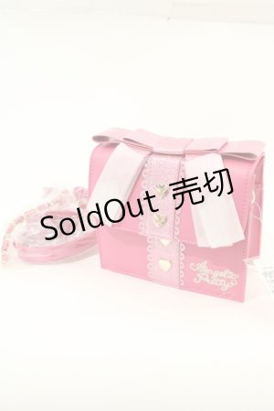 画像: Angelic Pretty / BAG Little Present Ribbonポシェット&パスケース  ピンク I-24-04-22-098-AP-BG-HD-ZI