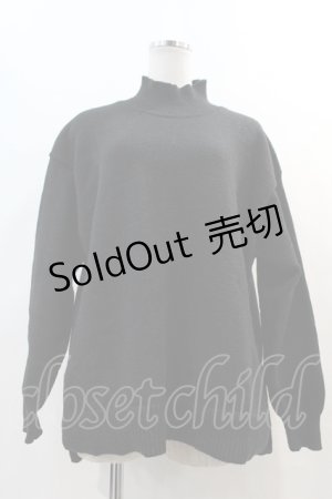 画像: 【SALE】PINK HOUSE / タートルネックニット  ブラック I-24-04-24-018-LO-TO-HD-ZT353