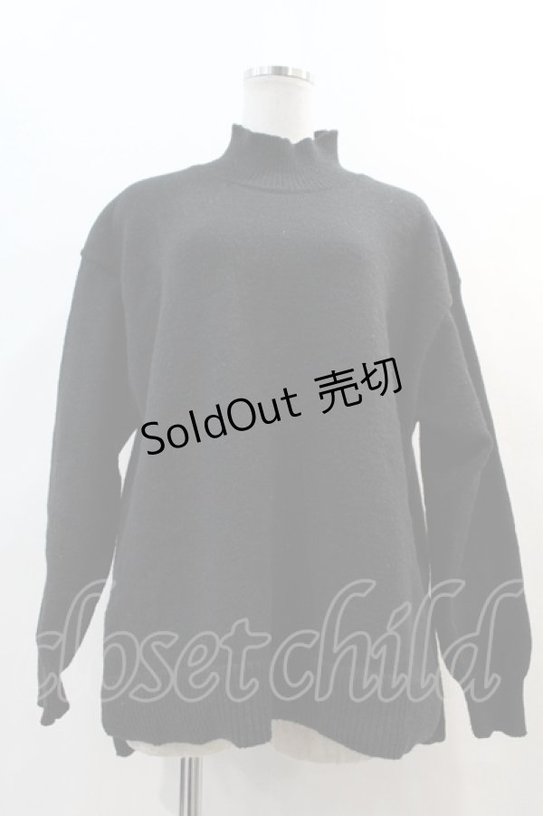 画像1: 【SALE】PINK HOUSE / タートルネックニット  ブラック I-24-04-24-018-LO-TO-HD-ZT353 (1)