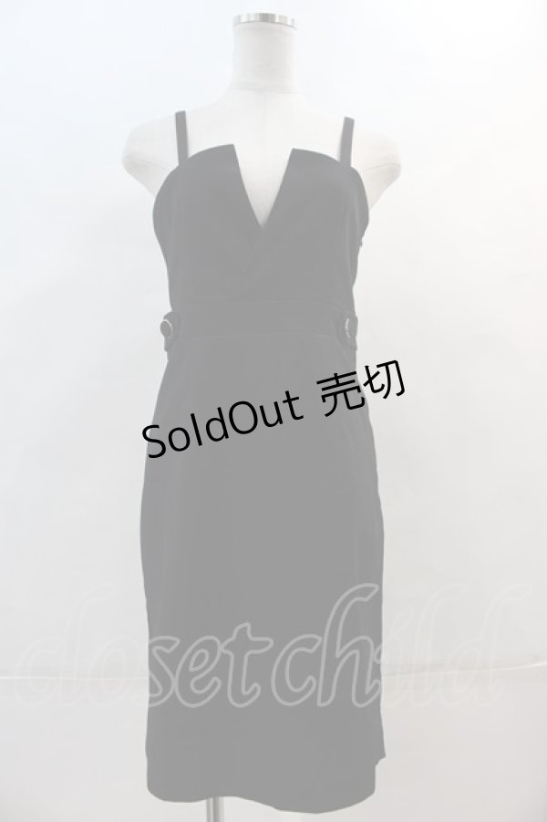 画像1: couture BY ROJITA / キャミワンピース  黒 I-24-05-01-045-LO-OP-HD-ZI (1)